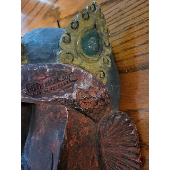 Handmade Vintage Nepal Tibet Mask - Picture 3 of 8